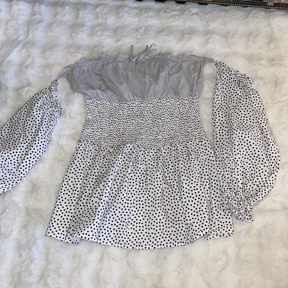 Mini mix print dress